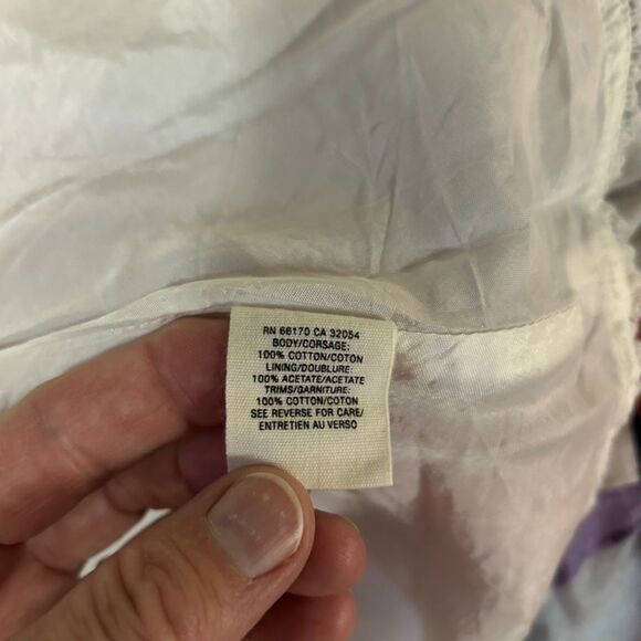 Anthropologie Floreat Multicolor Paint Stripe Fit & Flare Sleeveless Dress Sz 6 - Picture 14 of 15